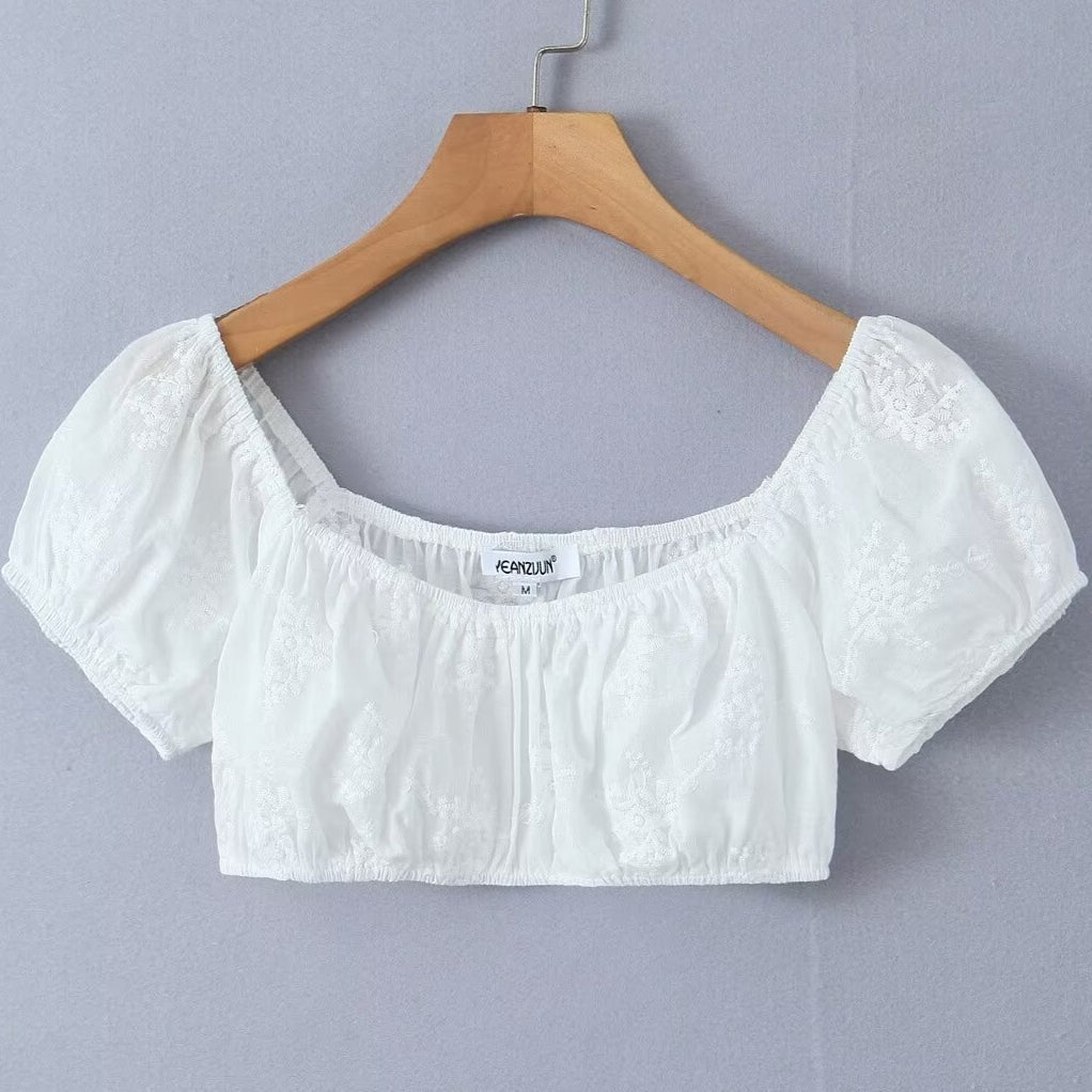Conjunto de camisola corta y falda de talle alto Pure Desire