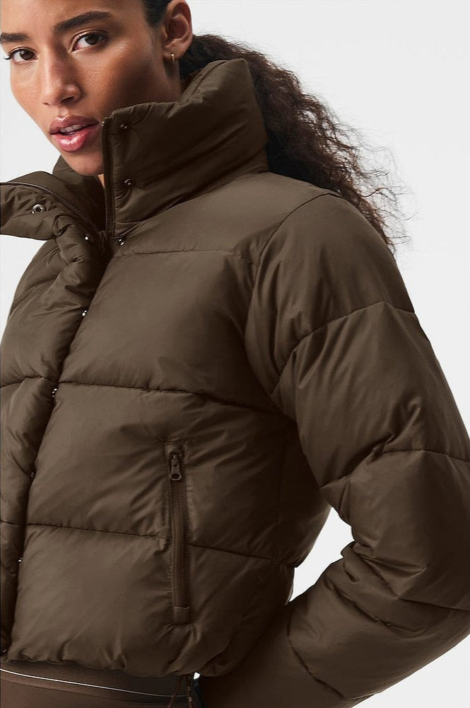 Chaqueta acolchada ajustada corta
