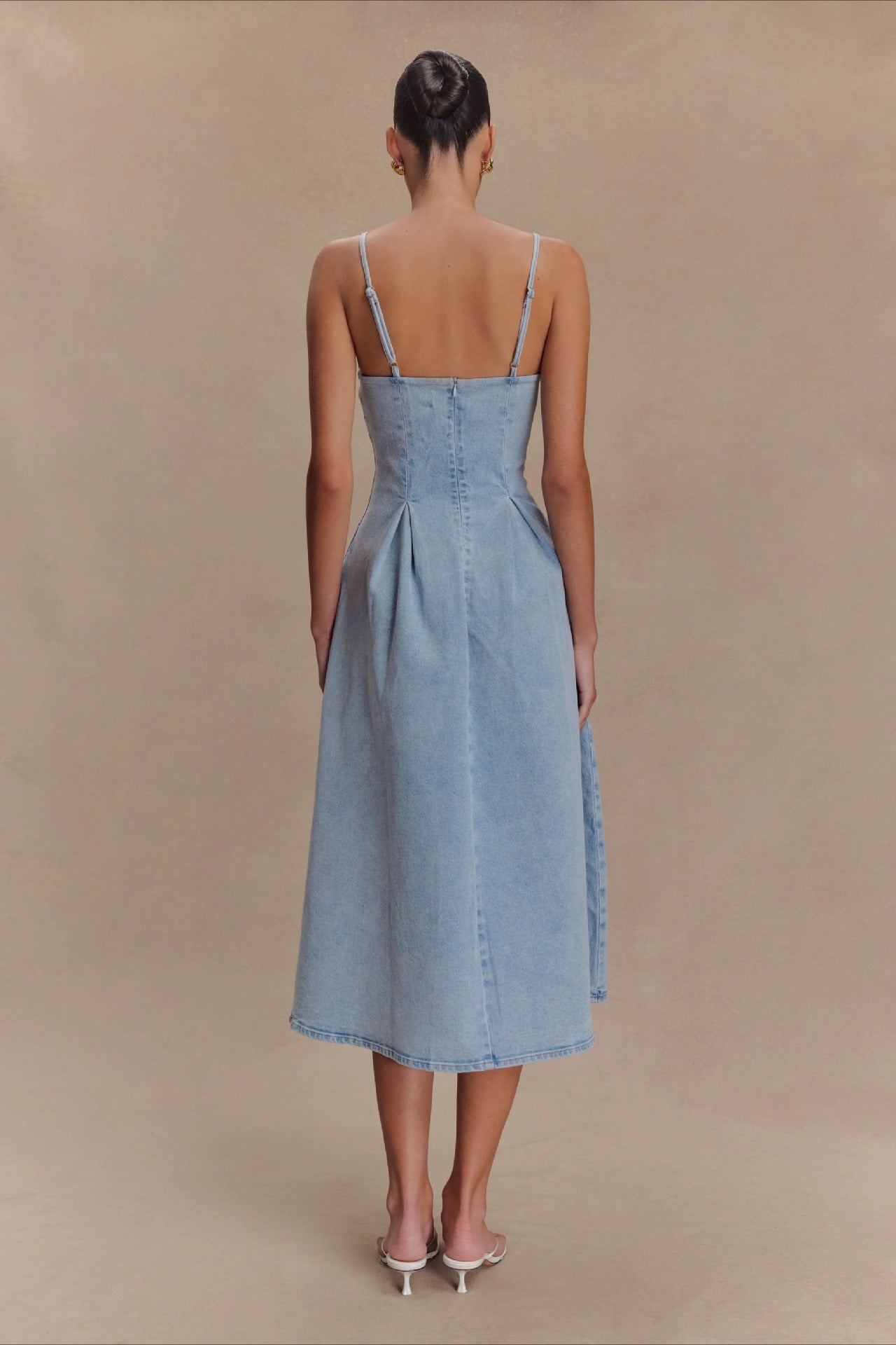Strapless Denim Dress