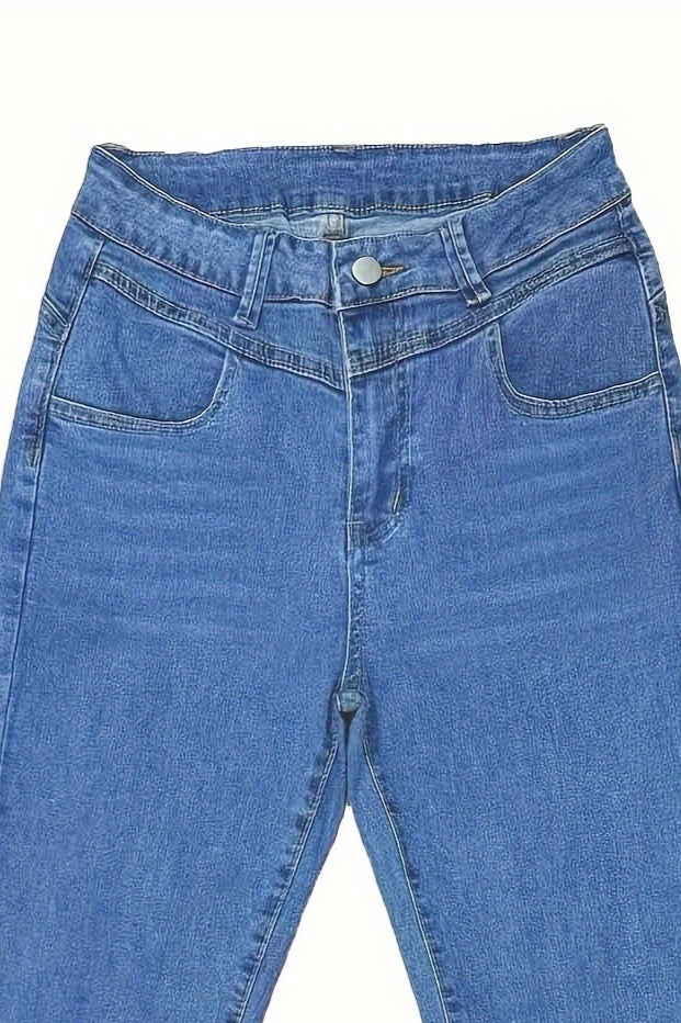 Pantalones vaqueros ajustados al tobillo de moda