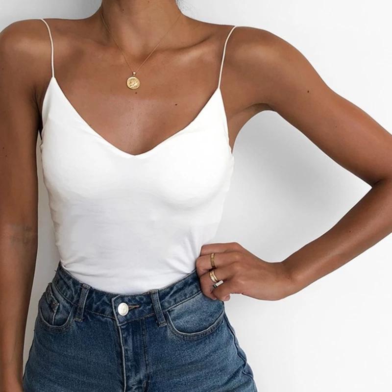 DressBetty - Satin Thin Solid Camis