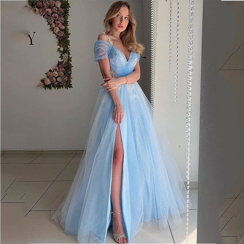 DressBetty - Off the Shoulder Prom Dress