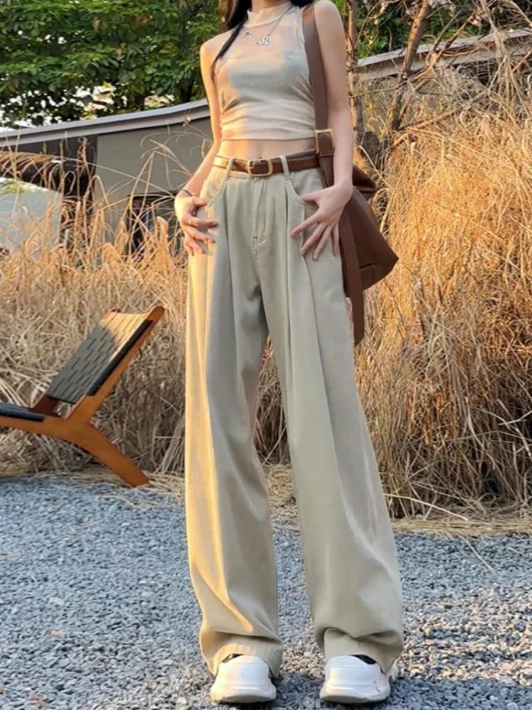 DressBetty - 2024 Korean Casual Streetwear Straight Pants for Autumn Winter
