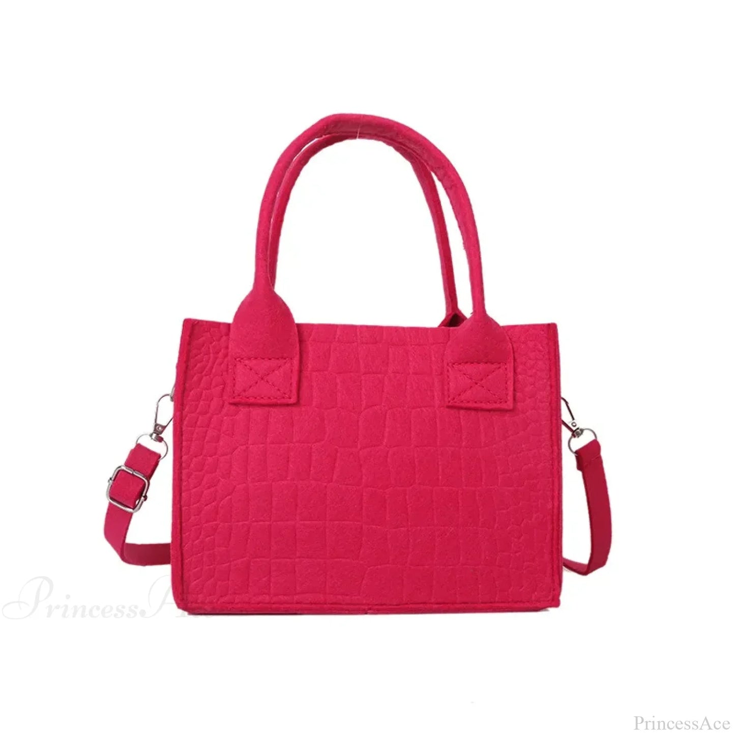 Felt Mini Tote Autumn Winter Small Square Handbag