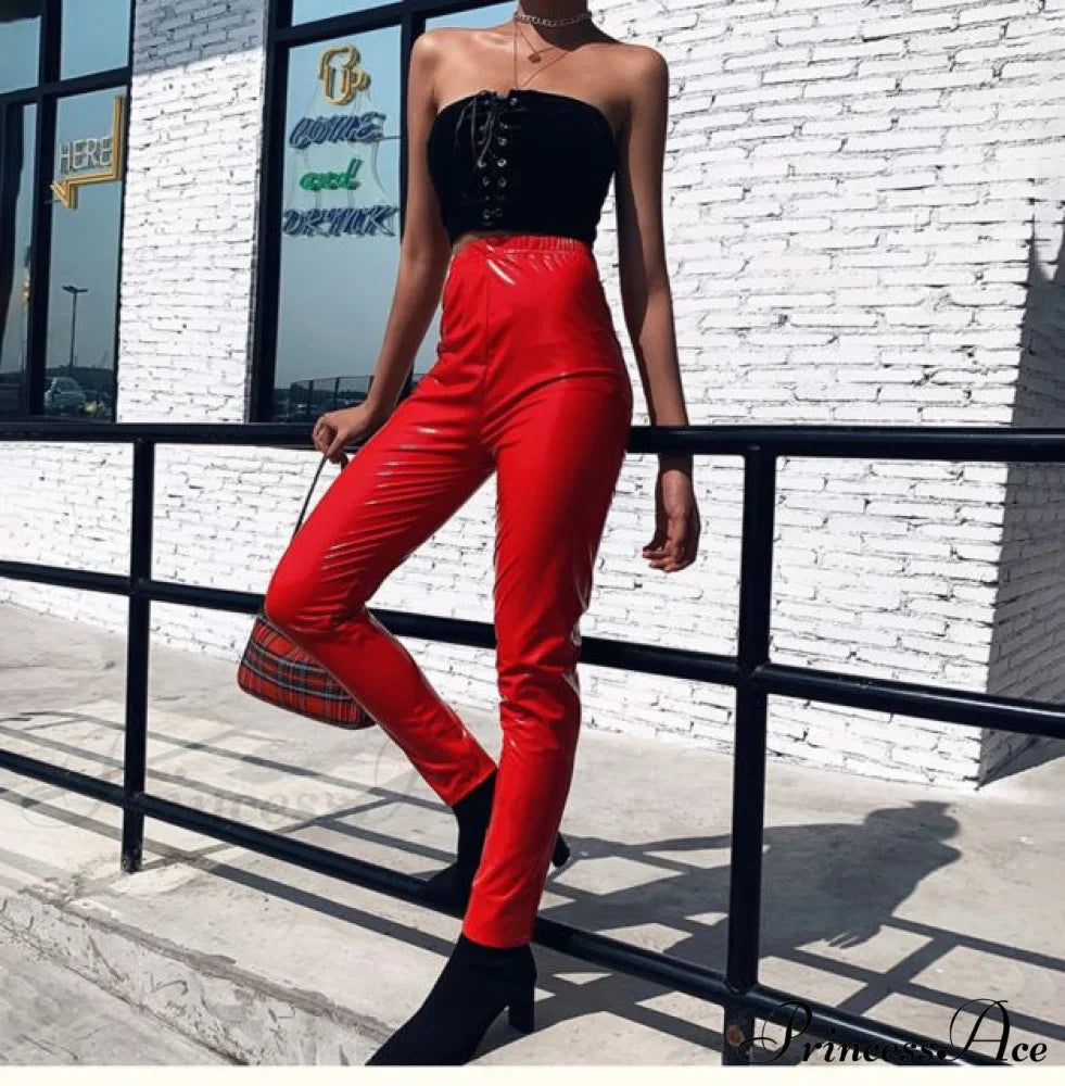 High Waist Skinny Fitness Casual Pants