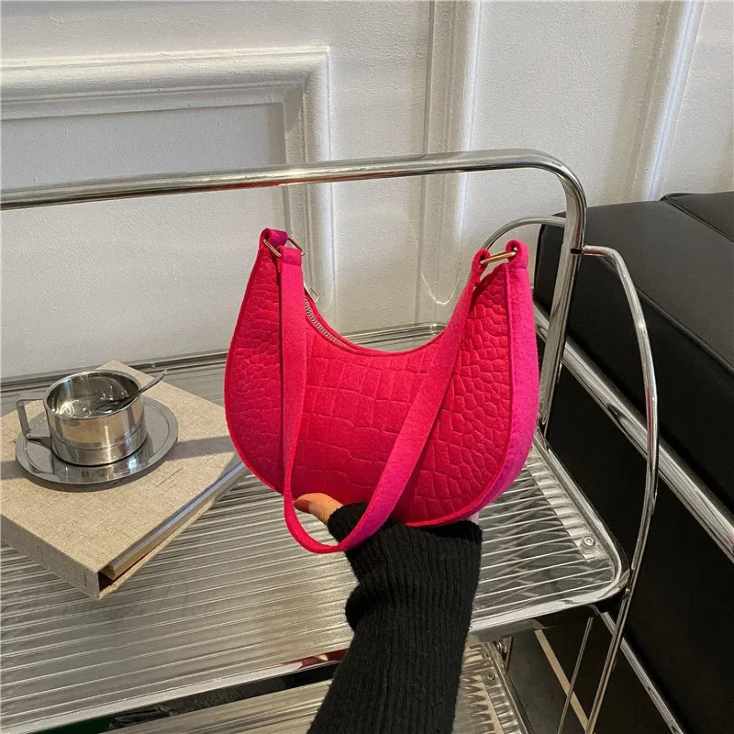 PU Leather Shoulder Messenger Bag for Women