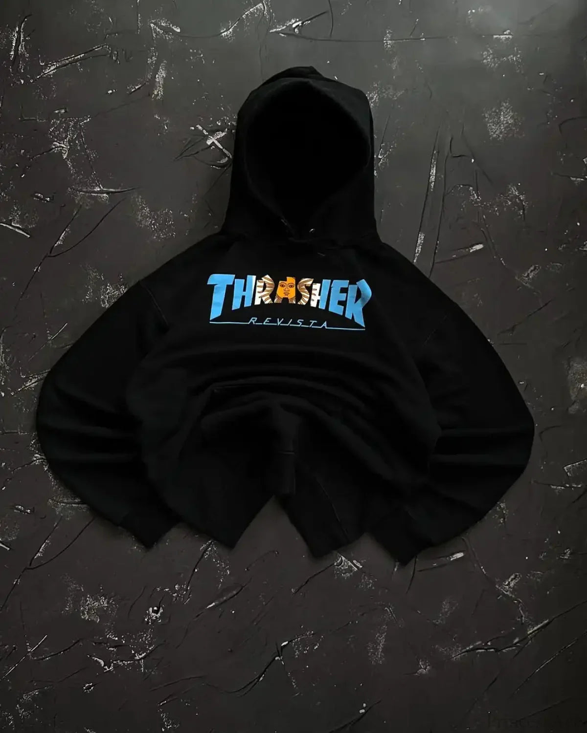 Punk Style Vintage Loose Sweatshirt