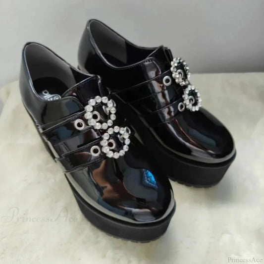Shiny Leather JK Gothic Tall Heel