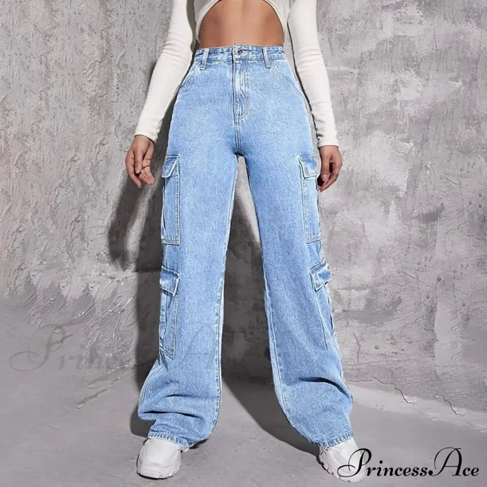 Spring Slim Fit Size Calf Hole Stretch Jeans