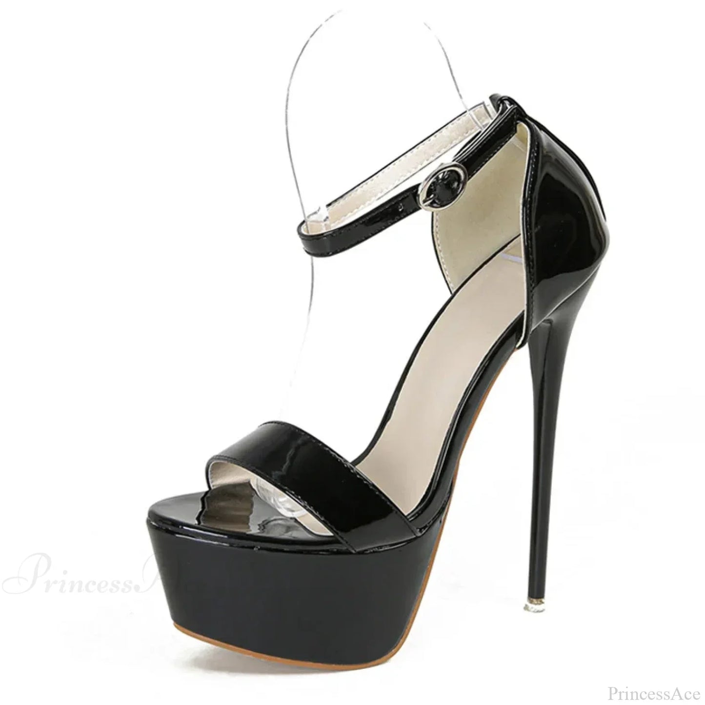 Summer Open-Toe Stiletto Platform Sandals Sexy Red Ankle-Strap 16CM Extreme High Heels Wedding High Heel