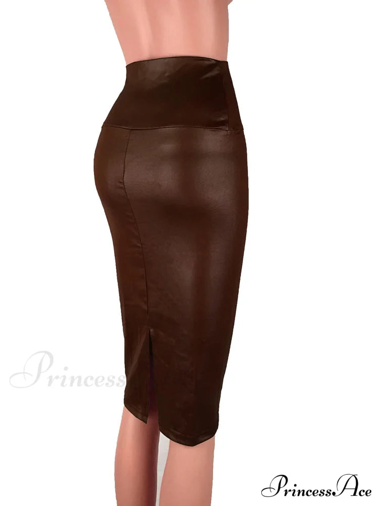 Women New Fashion Back Split Sexy Skirt