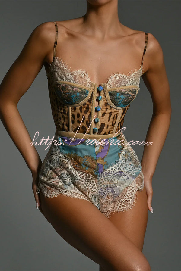 Antarey Baroque lace Bodysuit