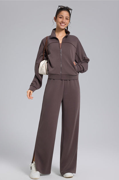 Chaqueta cárdigan con cremallera, suelta, deportiva, para exteriores, yoga, manga larga