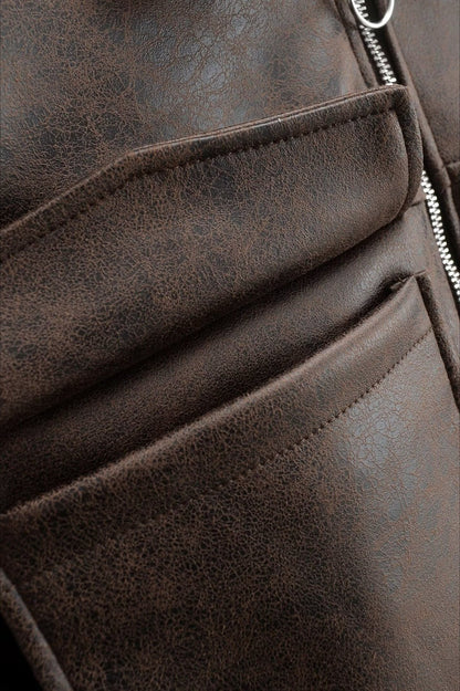Chaqueta piloto Clean Line con bolsillos grandes