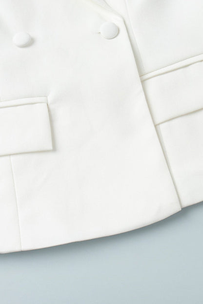 Tie-Waist Cropped Blazer