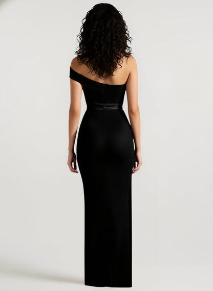 Beaded Bustier Evening Prom Dress