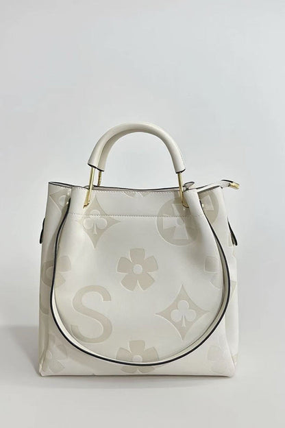 Stylish and Casual Large-capacity Embossed Shoulder Bag
