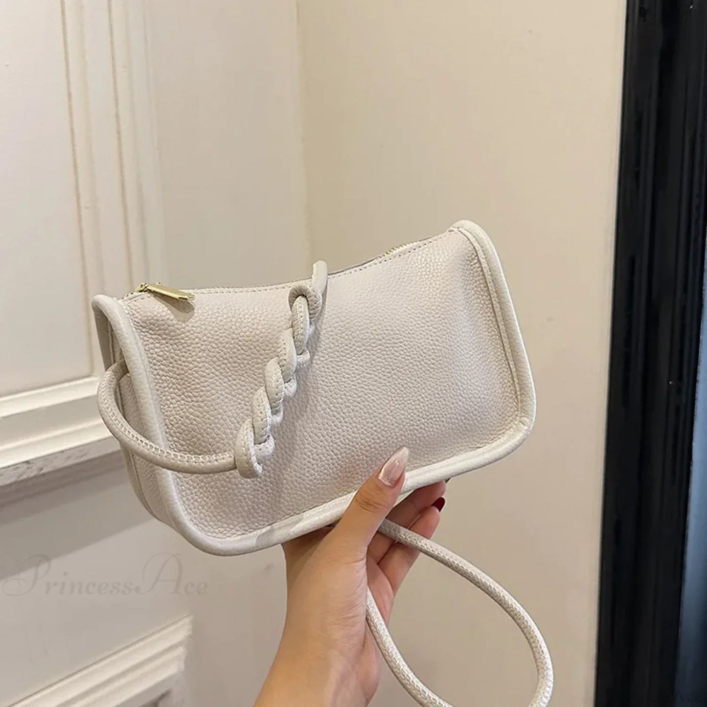 100% Real Cowhide Leather Crossbody Bag