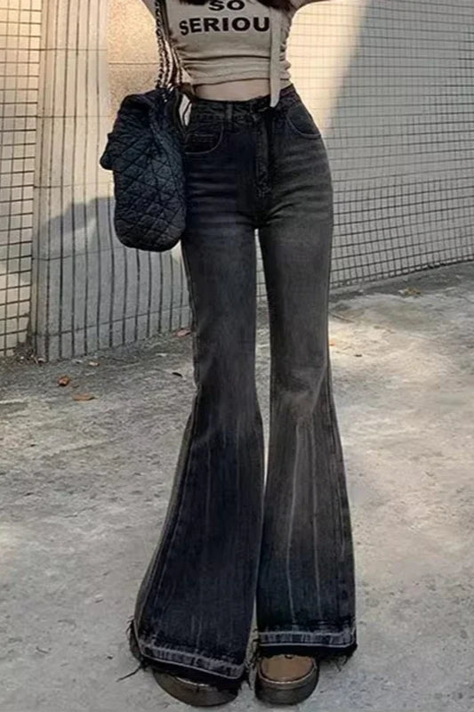 Vaqueros Acampanados Elásticos Slim Fit