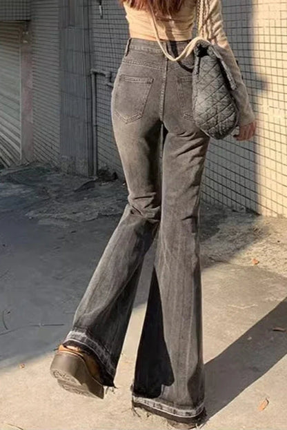 Vaqueros Acampanados Elásticos Slim Fit