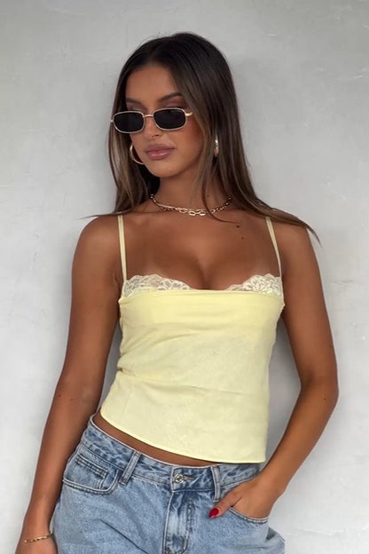 Solid Color Halter Cami Top