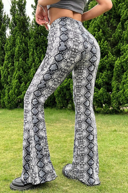 Pantalones Acampanados de Serpiente Atractivos