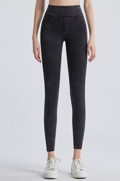 Leggings moldeadores de cintura alta con forro polar