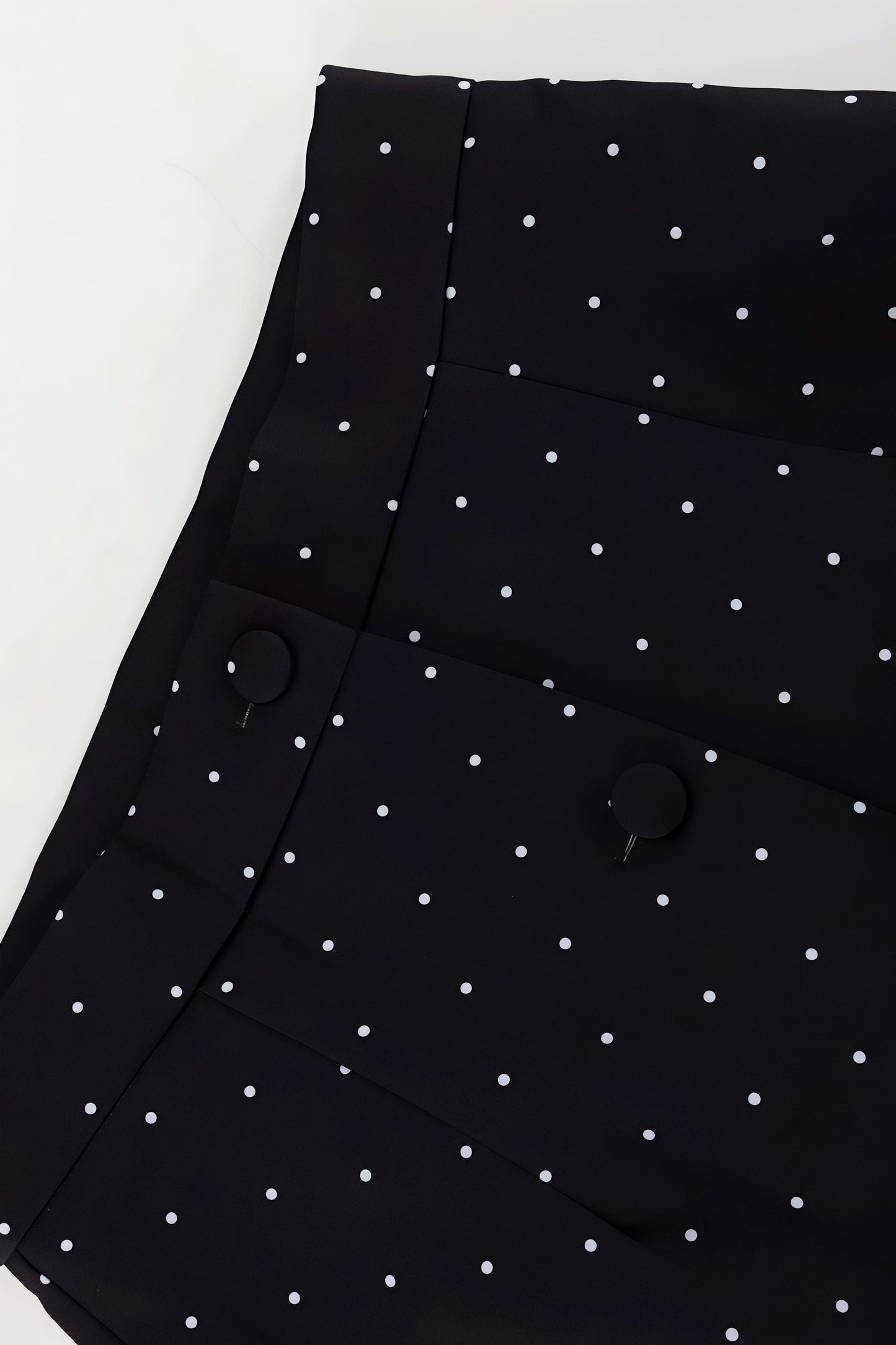 Polka Dot Print Short Sleeve Bodycon Skirt  Set