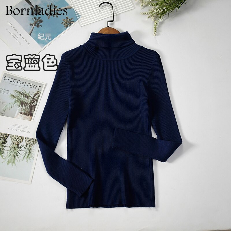 DressBetty - Basic Turtleneck Knitted Top