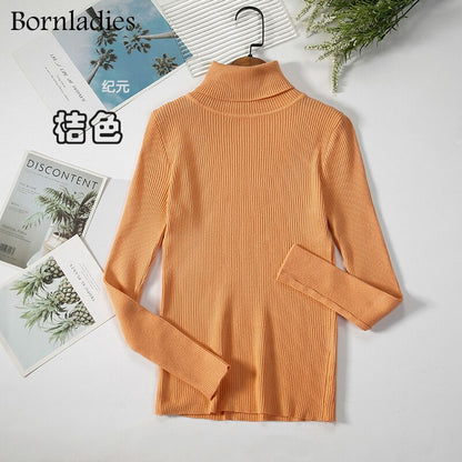 DressBetty - Basic Turtleneck Knitted Top