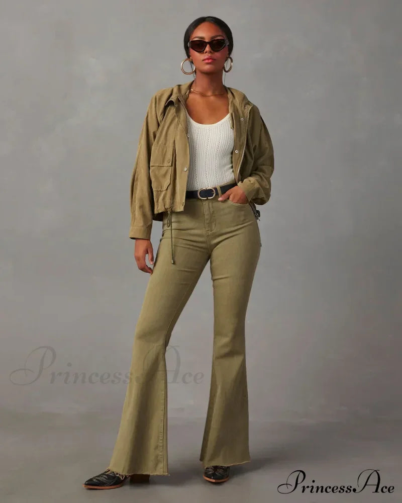 Fashion Flare Women Streetwear 90s Vintage Wide Leg Denim Pantalones Mujer Pantalon Femme Camel Clothes Jean