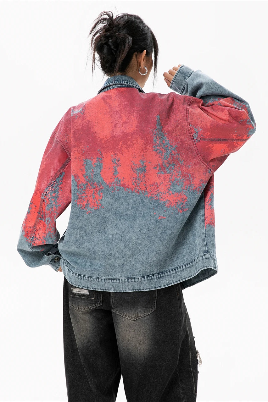 Casual Washed Denim Jacket