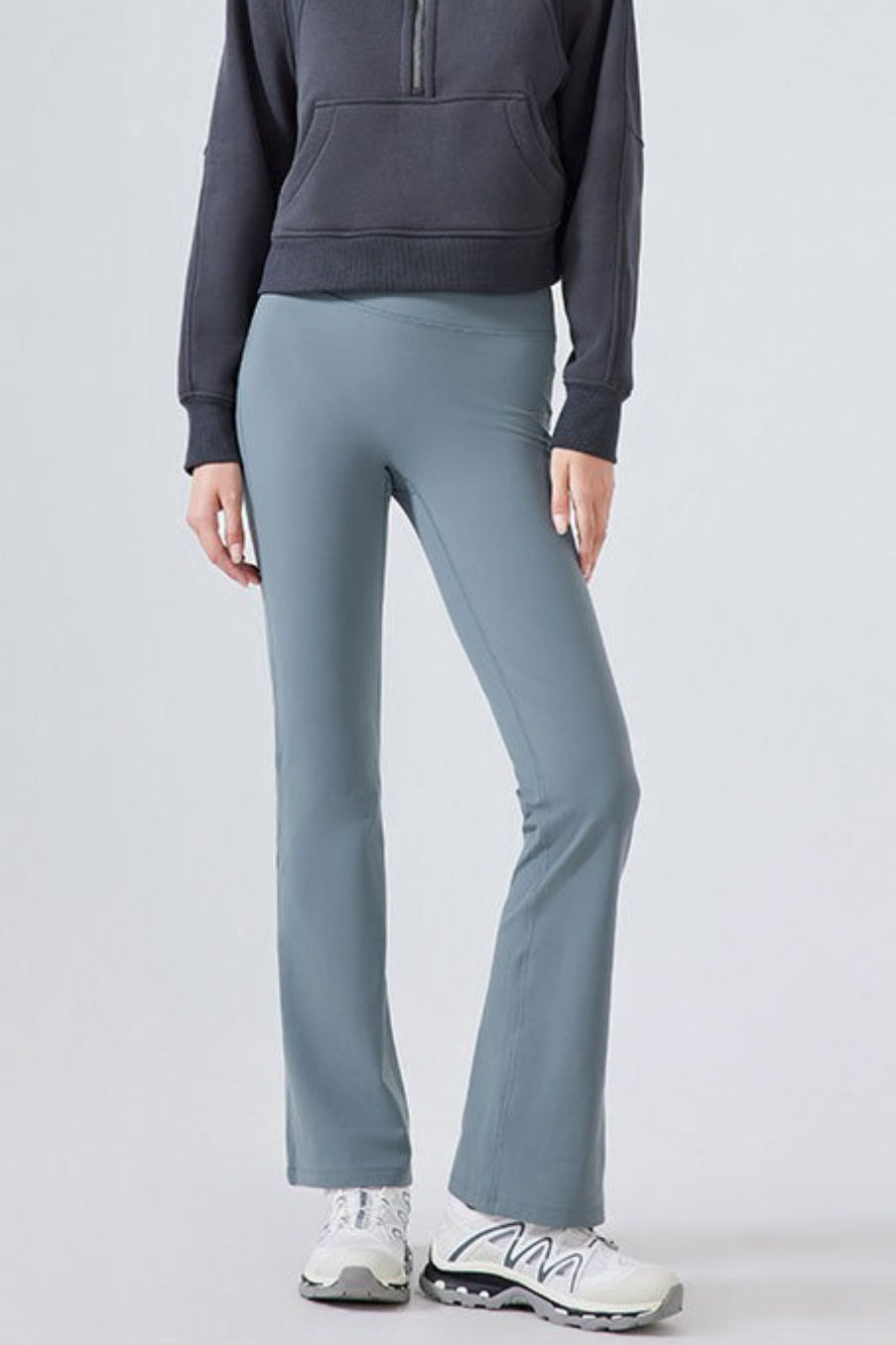 Leggings de yoga acampanados de cintura alta con forro polar