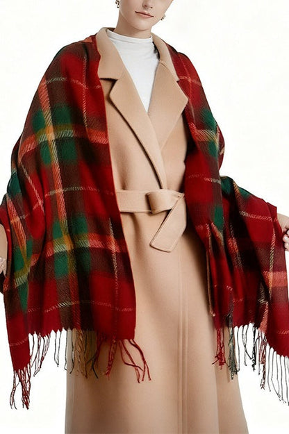 Checkered Warm Scarf