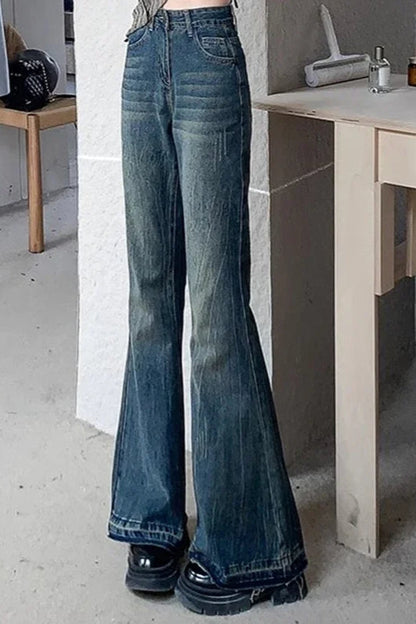 Vaqueros Acampanados Elásticos Slim Fit
