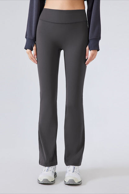 Leggings de yoga acampanados de cintura alta con forro polar