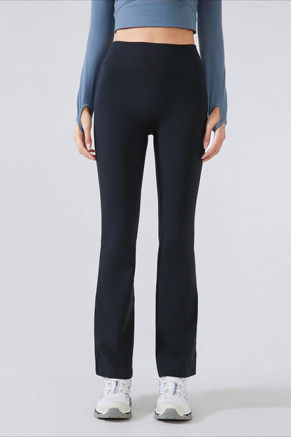Leggings de yoga acampanados de cintura alta con forro polar