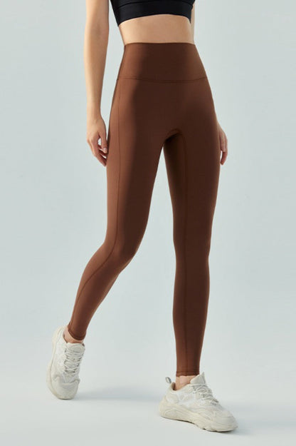 Leggings térmicos de tiro alto sin costuras con control de abdomen