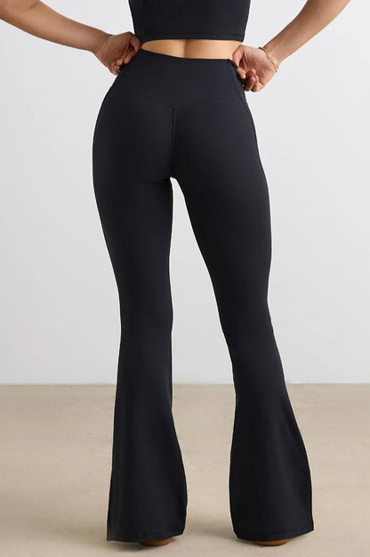 Booty Lifting Wide-Leg Flared Workout Leggings