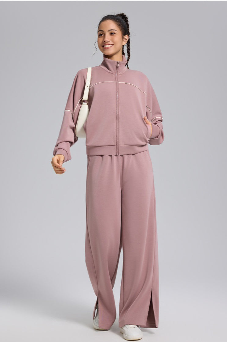 Chaqueta cárdigan con cremallera, suelta, deportiva, para exteriores, yoga, manga larga