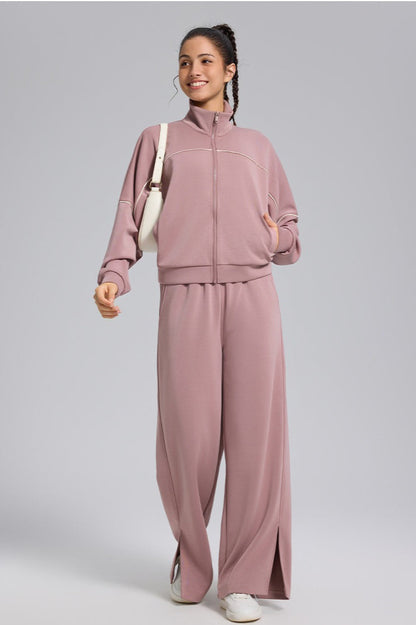 Chaqueta cárdigan con cremallera, suelta, deportiva, para exteriores, yoga, manga larga