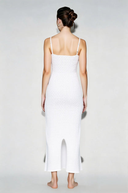 Knit Cami Cutout  Fashionable Sweater Dress