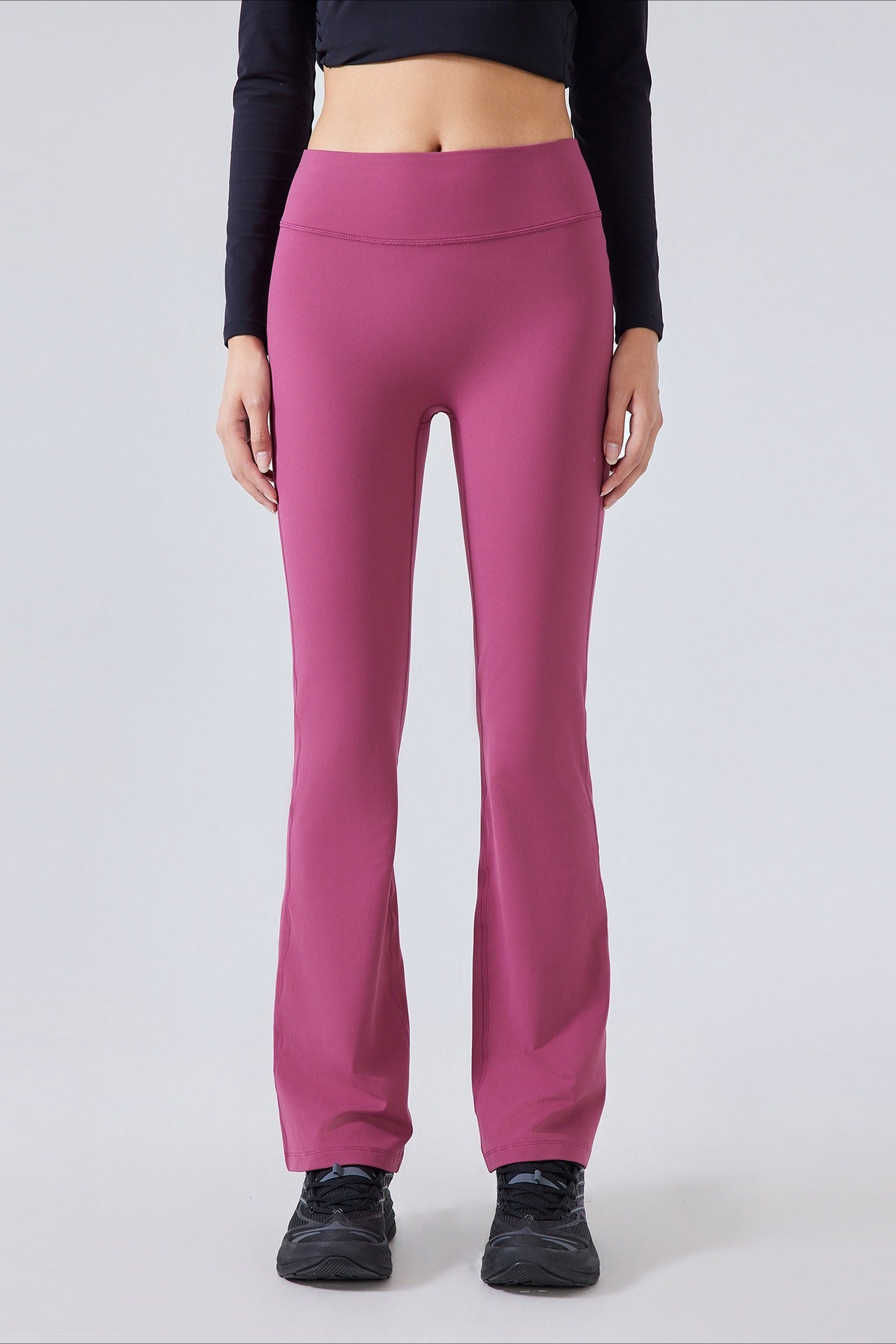 Leggings de yoga acampanados de cintura alta con forro polar