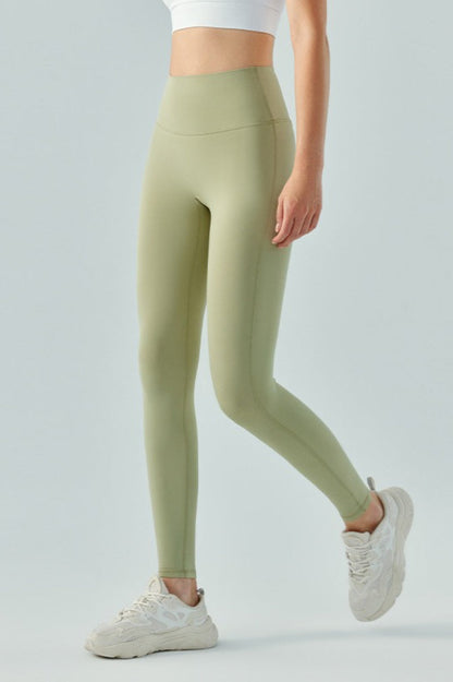 Leggings térmicos de tiro alto sin costuras con control de abdomen