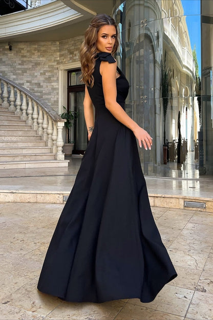 Elegante Vestido de Fiesta Largo sin Mangas