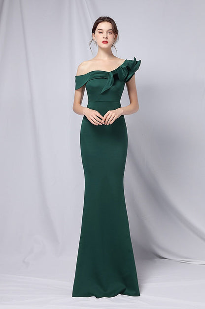 Off Shoulder Mermaid Maxi Party Dress