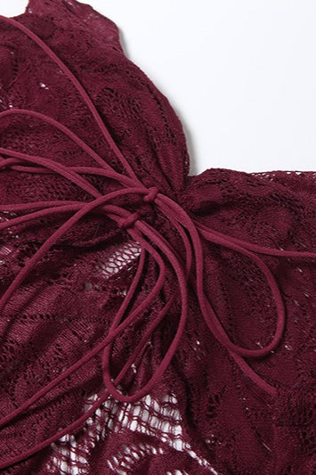 Lace Strapless Party Dress