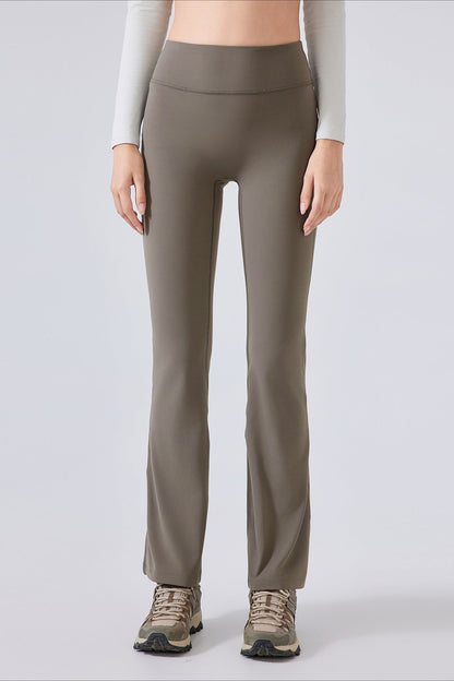 Leggings de yoga acampanados de cintura alta con forro polar