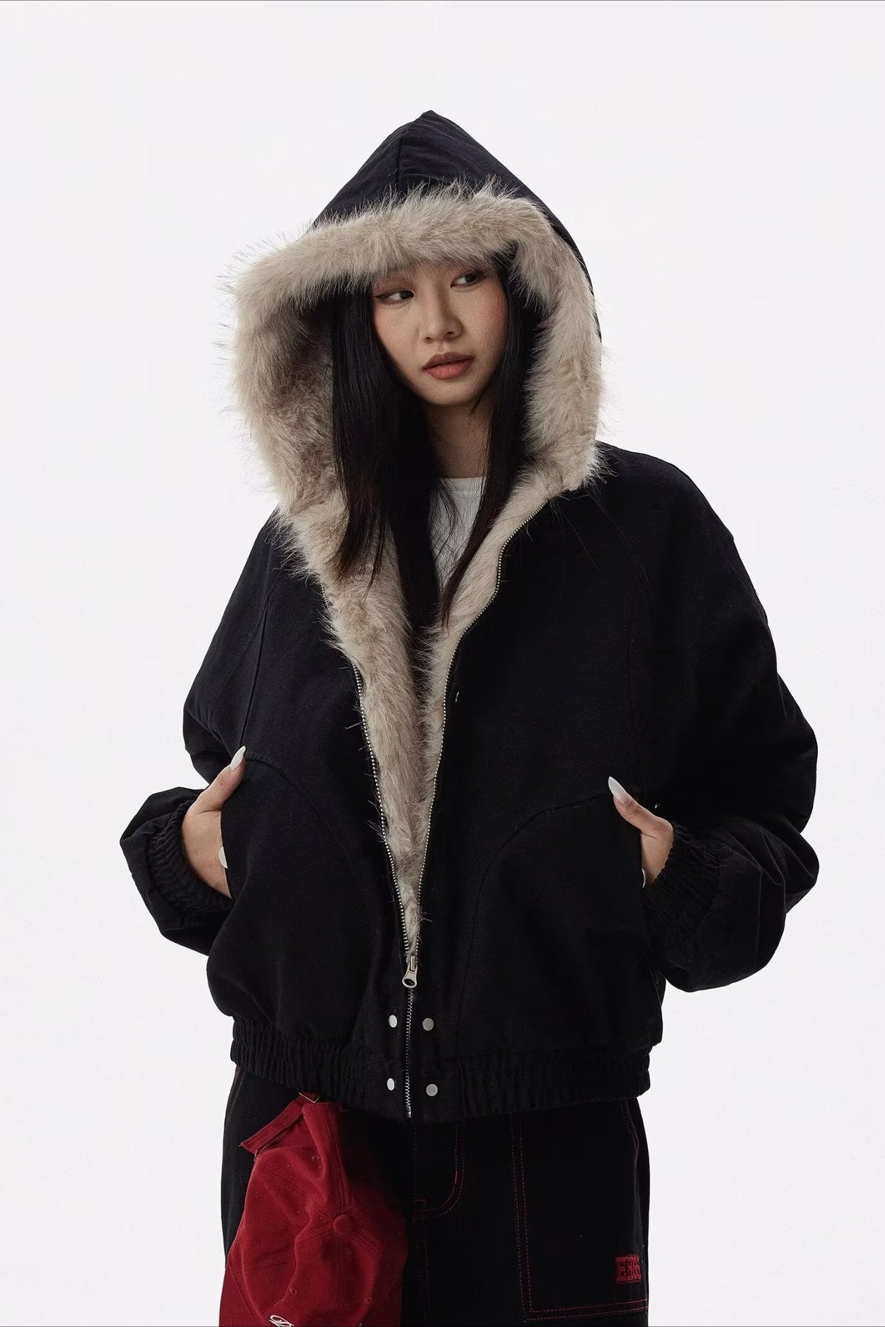 Chaqueta acolchada aislante de corte deportivo