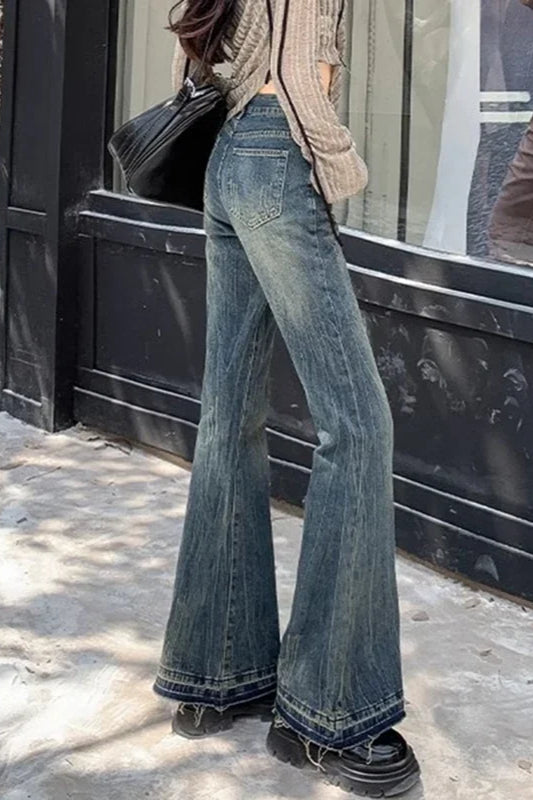 Vaqueros Acampanados Elásticos Slim Fit